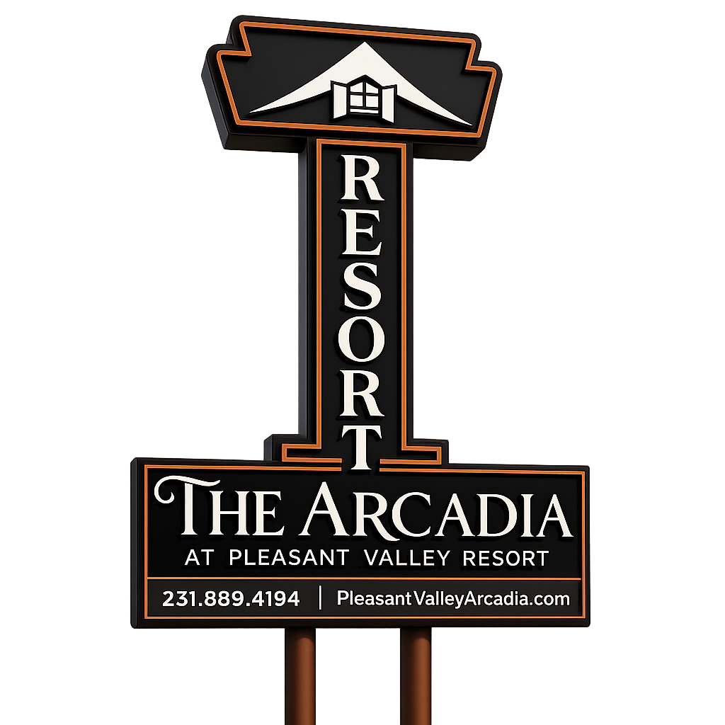 The Arcadia at Pleasant Valley Resort logo